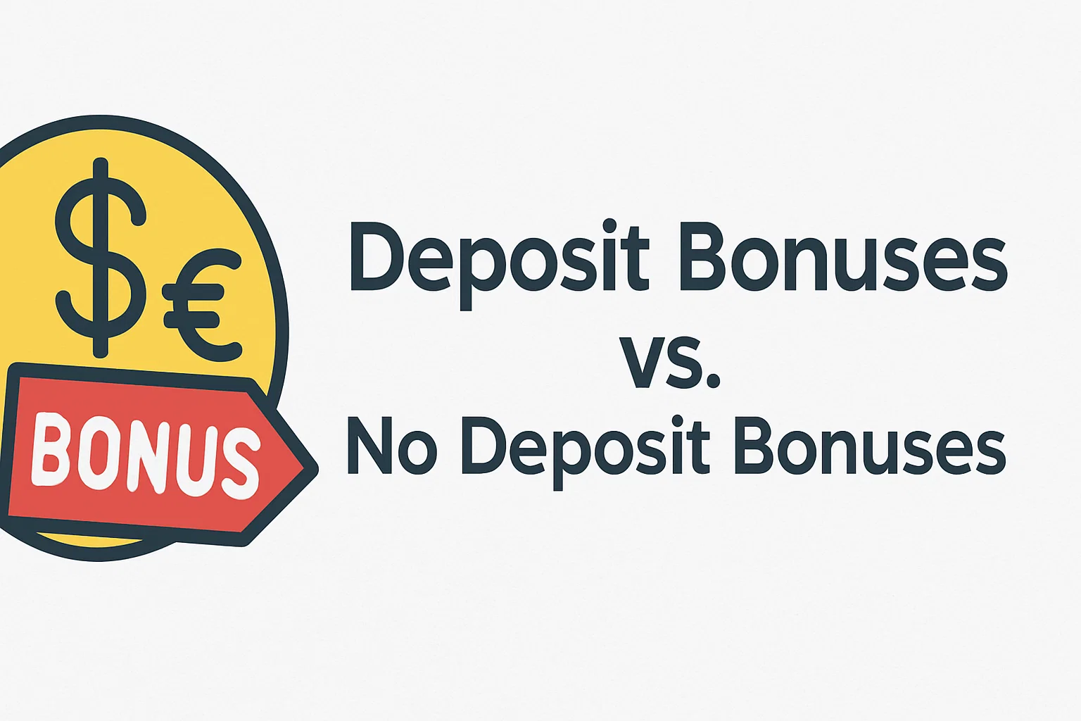 Deposit Bonuses vs. No Deposit Bonuses